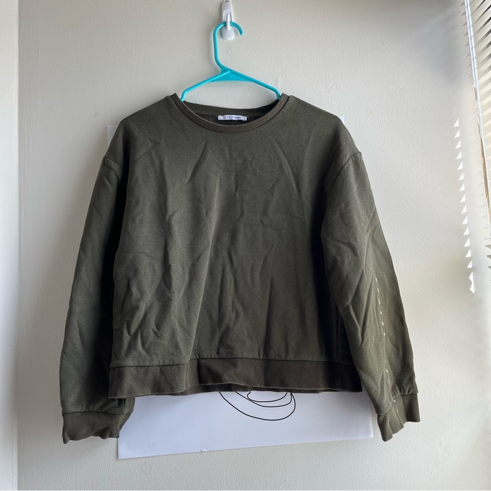 Army Green Crewneck